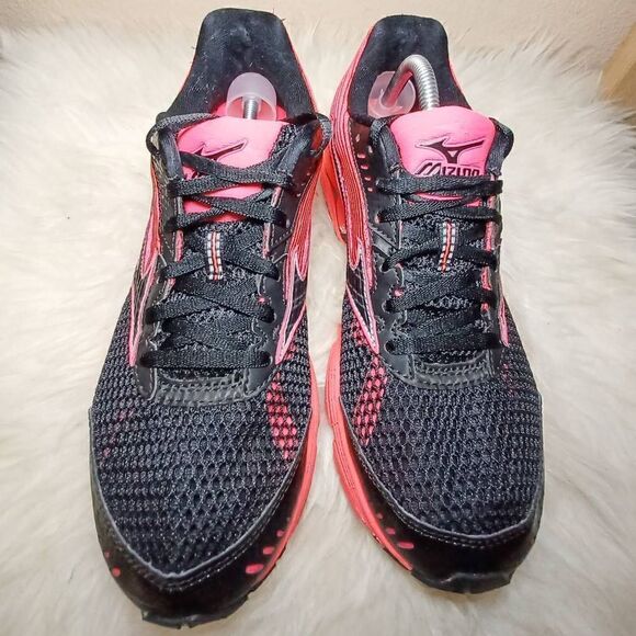 Mizuno Womens Wave Sayonara 3 Running Shoes Lace Up Mesh 9.5 - Picture 2 of 7